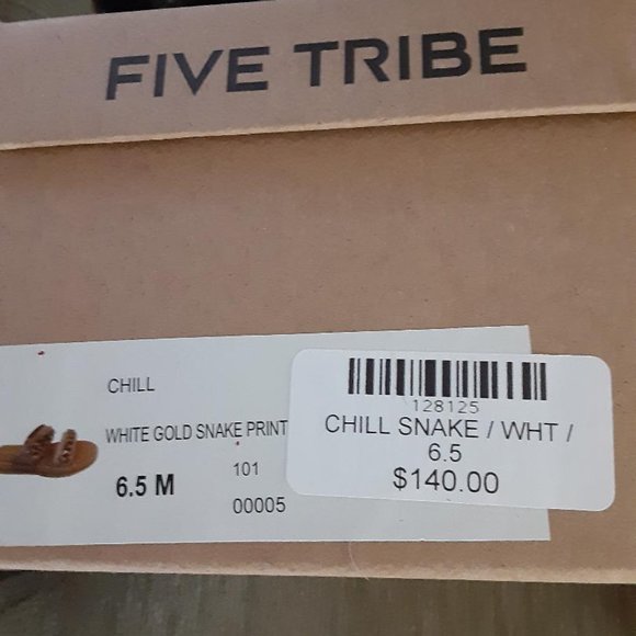 NEW Five Tribe Sandles 6.5 (fits 7.0) - Picture 2 of 2